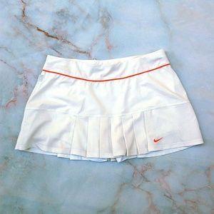 Nike Dri-Fit Tennis Skort Off-White and Coral